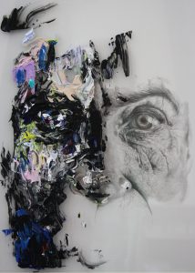 Pencil and Acrylic Paint